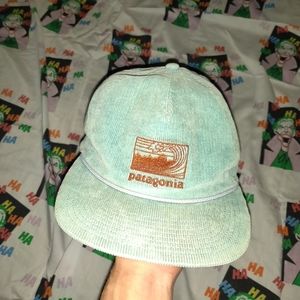 Vintage Patagonia hat mint green colored.